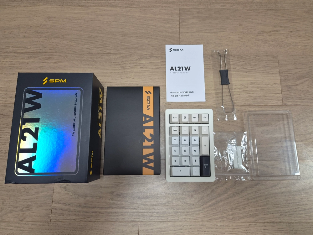 SPM AL21W 유무선 풀알루미늄 넘버패드 이미지