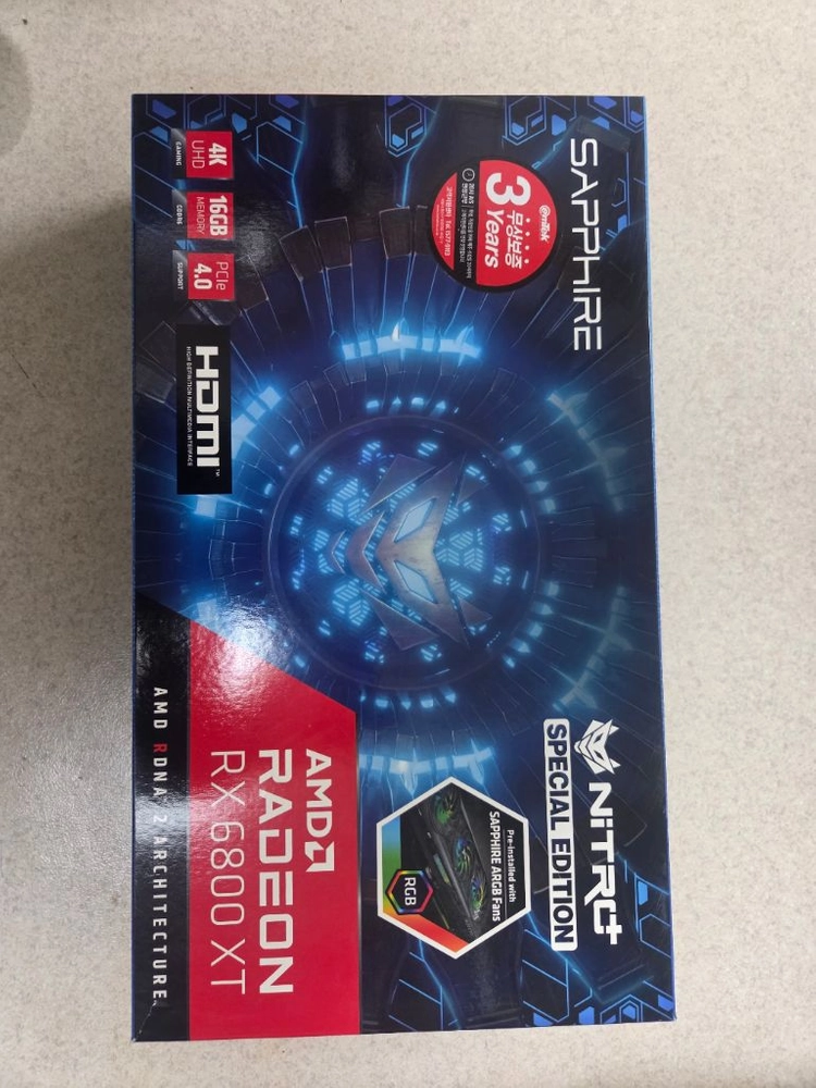 RX6800XT 16기가 그래픽카드 판매 이미지