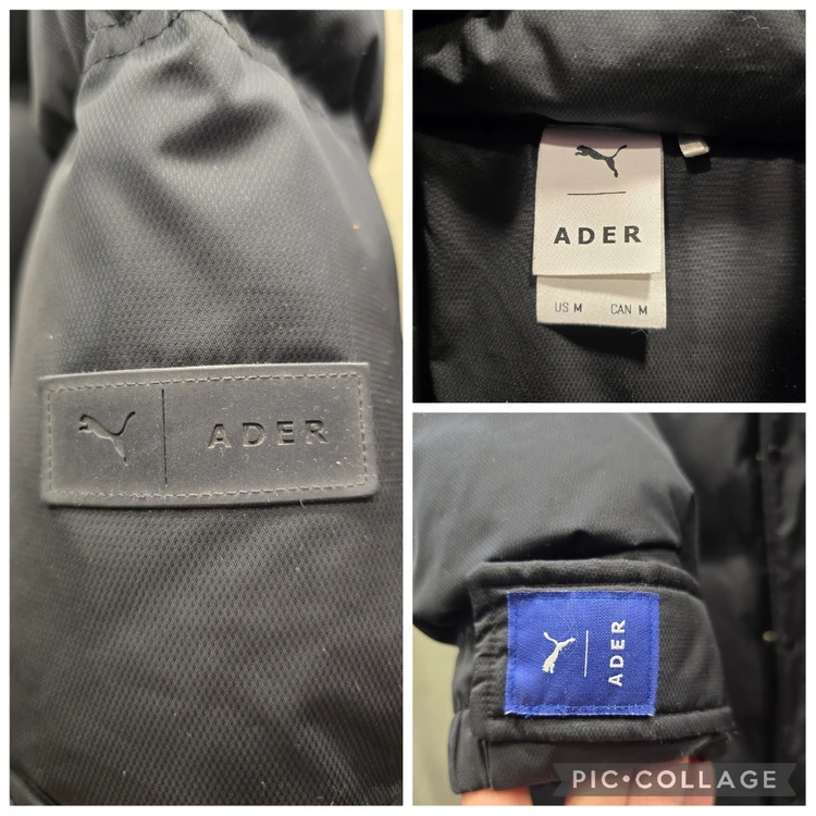 푸마 X 아더에러 다운 롱패딩 이미지