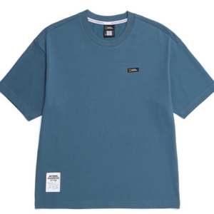 내셔널지오그래픽 트레져 컨셉 표지판 그래픽 세미오버핏 반팔 티셔츠 TURQUOISE XL 105-110 이미지