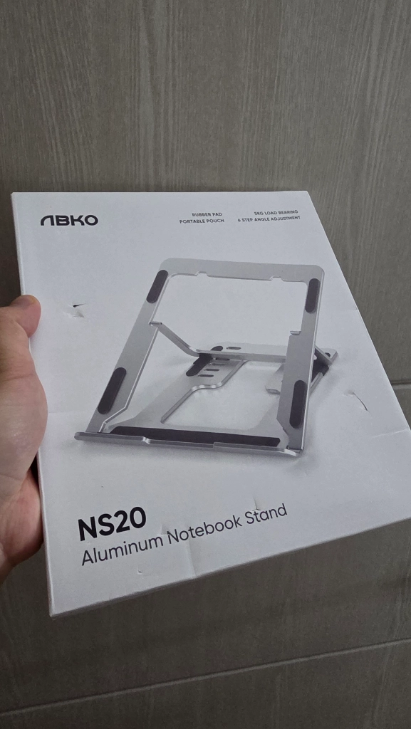 앱코 NS20 알루미늄 노트북 스탠드 새것 판매합니다 이미지