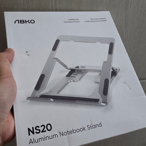 앱코 NS20 알루미늄 노트북 스탠드 새것 판매합니다 이미지