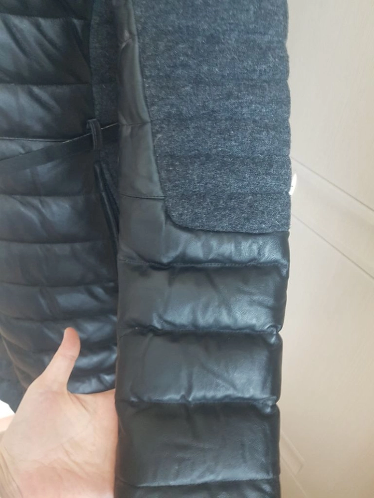 가죽 롱 패딩 (새상품(선물추천 이미지