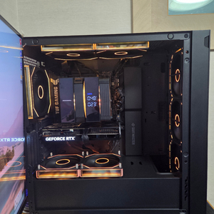 7800X3D Tuf B850m 4060ti 본체 이미지