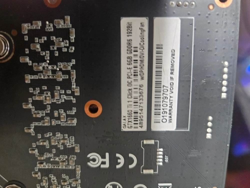 그래픽카드 gtx 1660ti 6g 상태 초s급 이미지