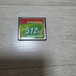 컴팩트플래시 CF 메모리 512MB LG정품 팝니다. 이미지