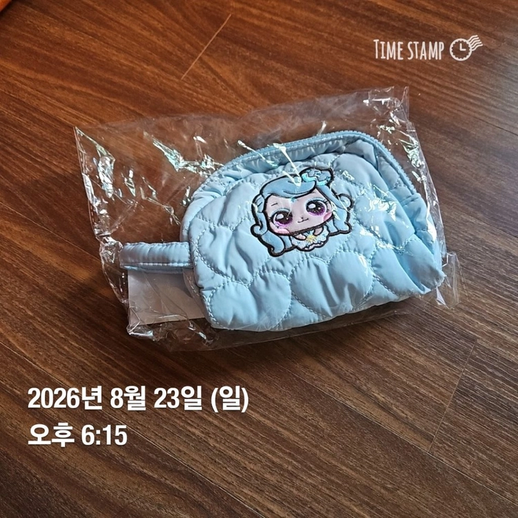 구달 스타 티니핑 빛나핑 하트퀄팅 파우치 이미지