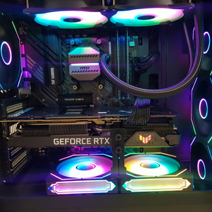 라이제 5900X 수냉 32G 1T RTX 3080TUF 본체 미사용 신품급 이미지