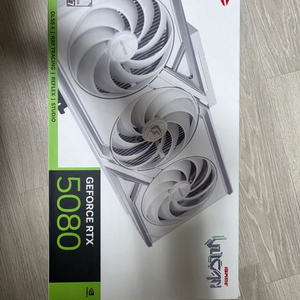 RTX 5080 불칸 화이트 그래픽카드 (도우정보) 이미지