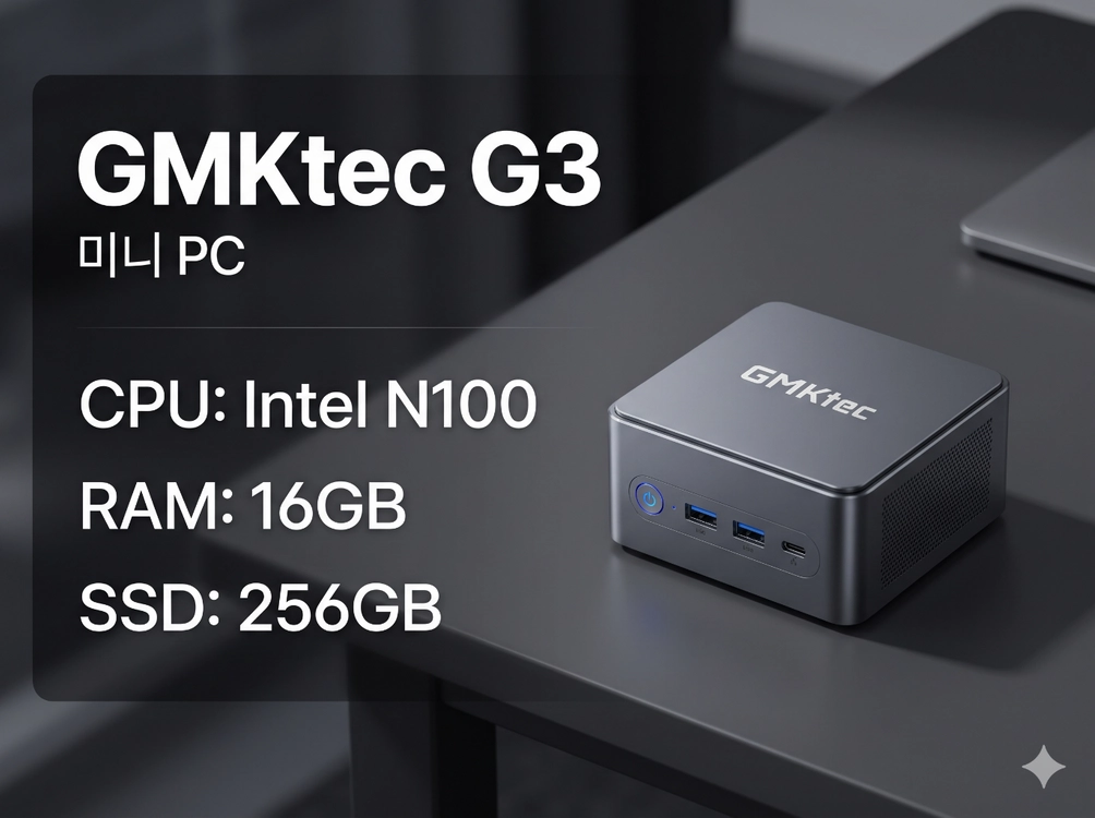 GMKtec G3 미니 PC (인텔 N100, 16GB RAM, 256GB SSD) - 안심되는 중고거래