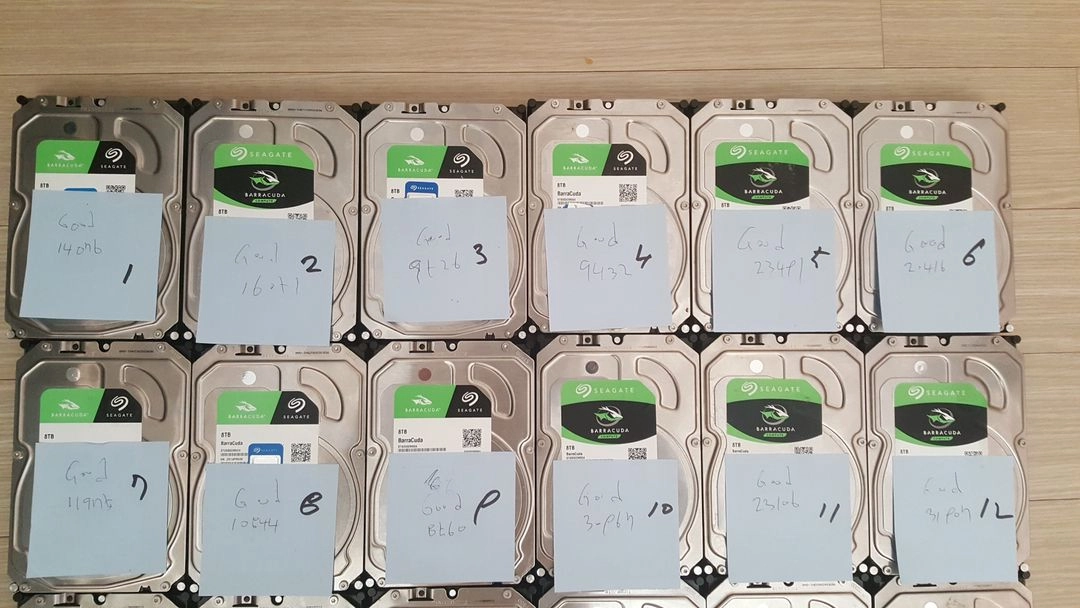 하드디스크 (HDD) 6TB, 4TB, 2TB, 500G 수량 팝니다 이미지