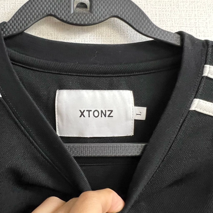 엑스톤즈 반팔 L 블랙 티셔츠 데일리 XTONES 사이드 이미지