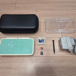 닌텐도2dsxl 튀동숲에디션 한글판 + 게임 이미지