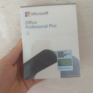 Microsoft 오피스 Professional Plus 2021 실물제품 이미지