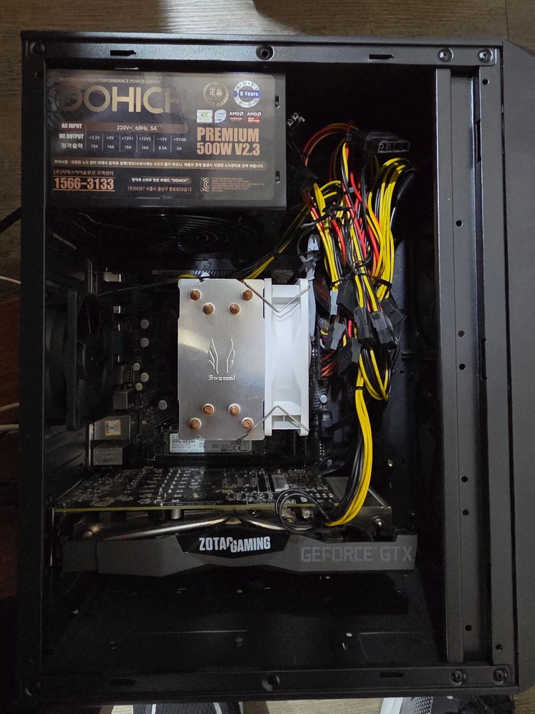 10400F 1660TI 16GB 게이밍 컴퓨터 이미지