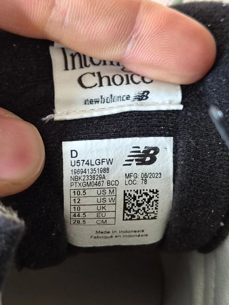 뉴발란스 574 U574LGFW 화이트/그린 285 이미지