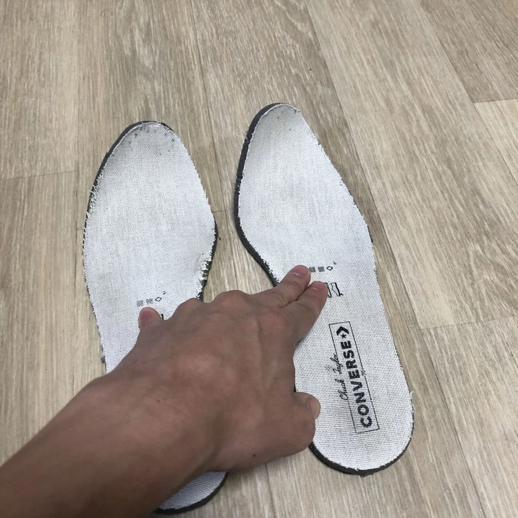 (260) 컨버스 CONVERSE 척70 로우 리얼 레더 아카이브 프린트 블랙 척테일러 이미지