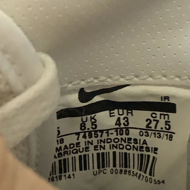 (275) 나이키 NIKE 클래식 코르테즈 레더 화이트 블랙 코르테즈 이미지