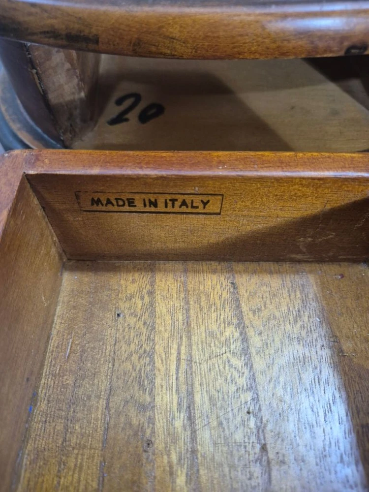 ITALY 엔틱 클래식 원목 콘솔화장대 이미지