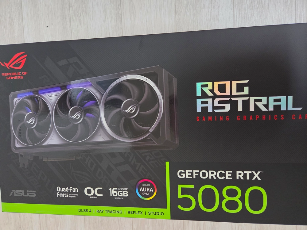미개봉 새상품 ASUS 아스트랄 5080 블랙 판매 - 안심되는 중고거래