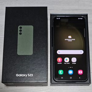 갤럭시 S23 그린 256GB A급 싸게 팝니다. 이미지