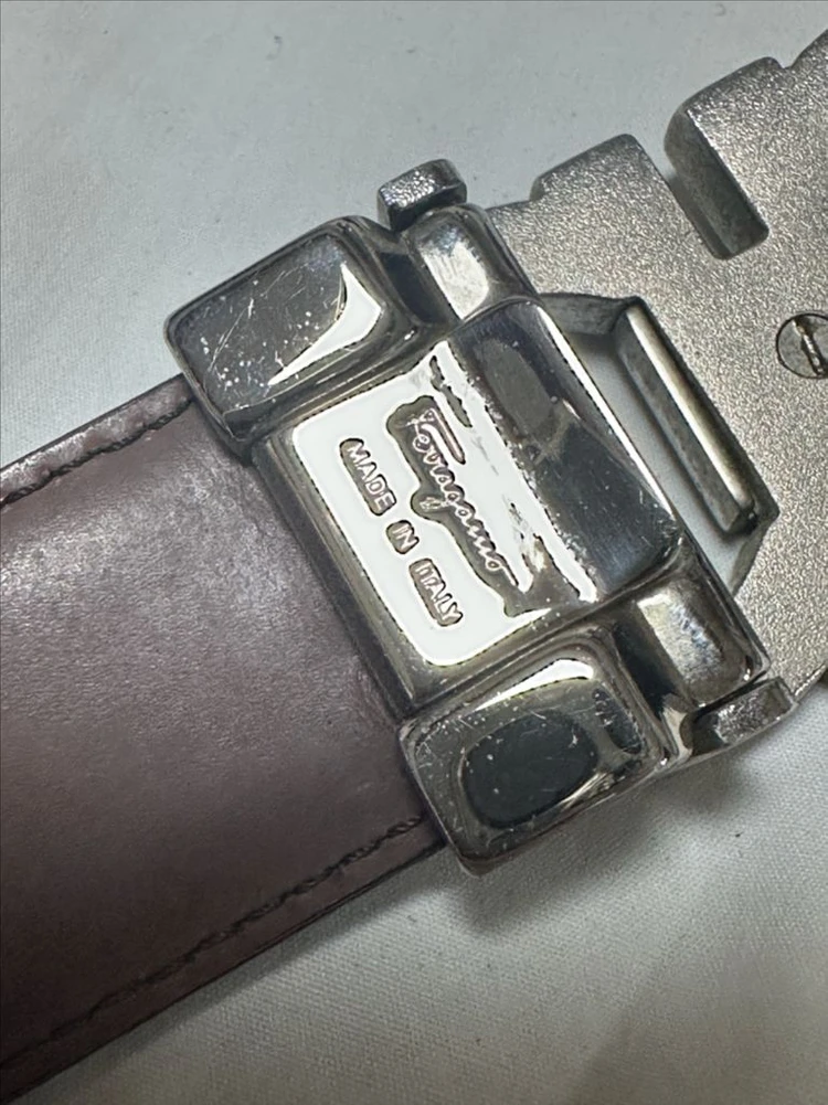 페라가모 Ferragamo 간치니 더블 페이스 가죽 벨트 이미지