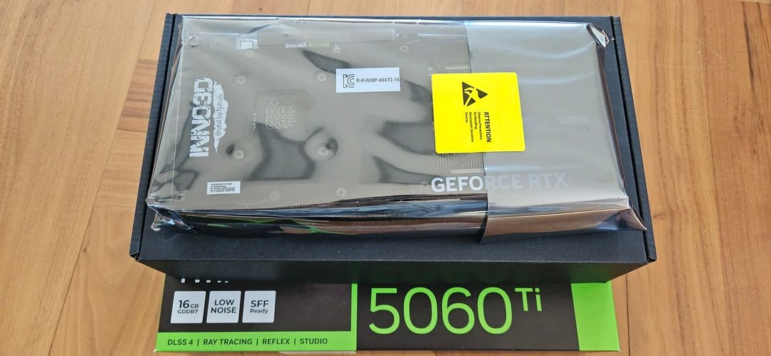 (미개봉, 무상AS) RTX 5060Ti 16GB 그래픽카드 이미지