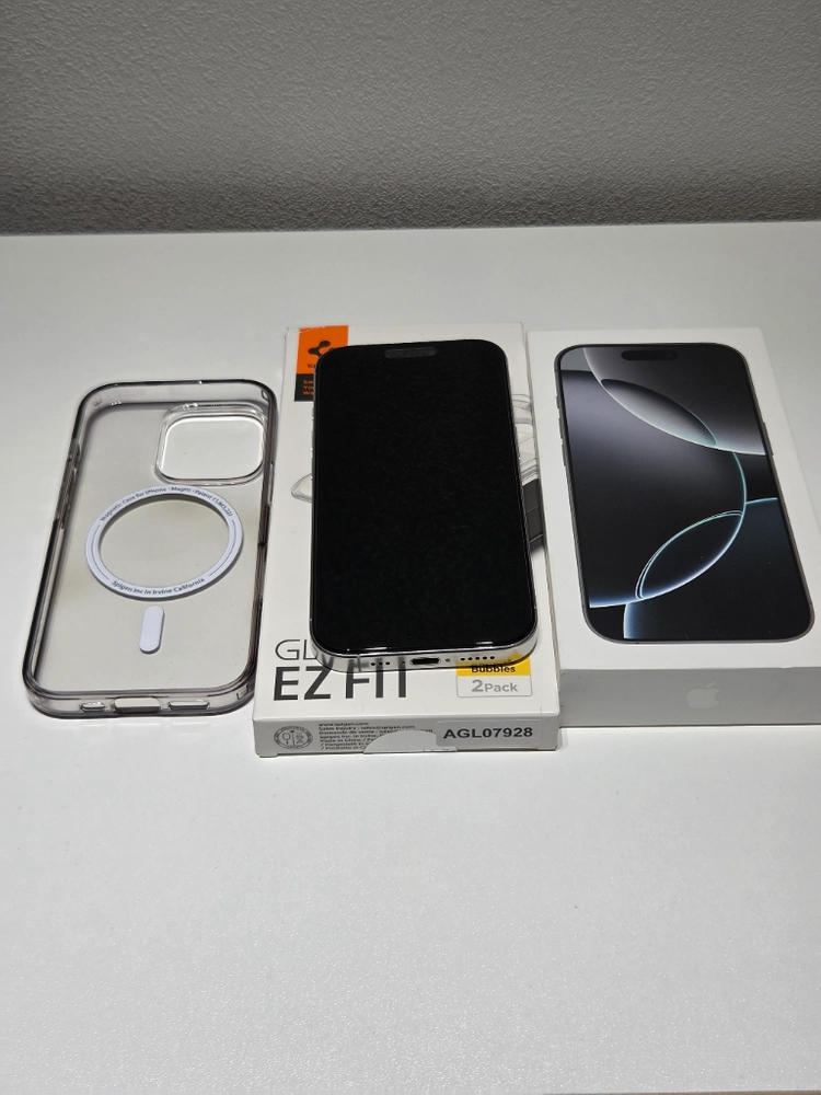 아이폰 16 프로 128gb 화이트 박스 풀 팝니다. 이미지