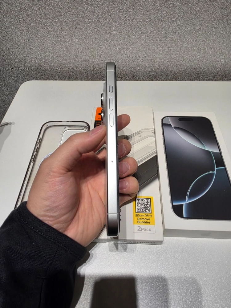 아이폰 16 프로 128gb 화이트 박스 풀 팝니다. 이미지