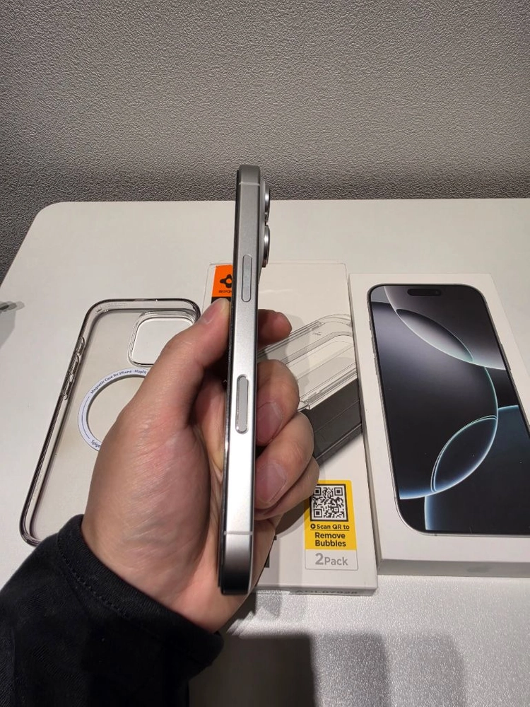 아이폰 16 프로 128gb 화이트 박스 풀 팝니다. 이미지