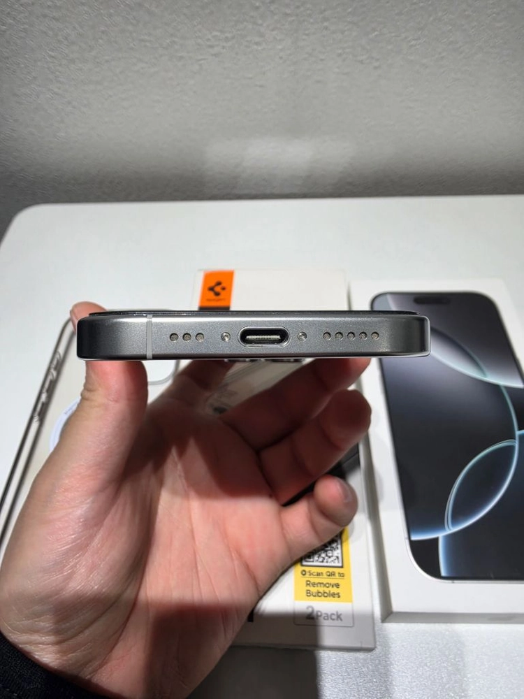 아이폰 16 프로 128gb 화이트 박스 풀 팝니다. 이미지