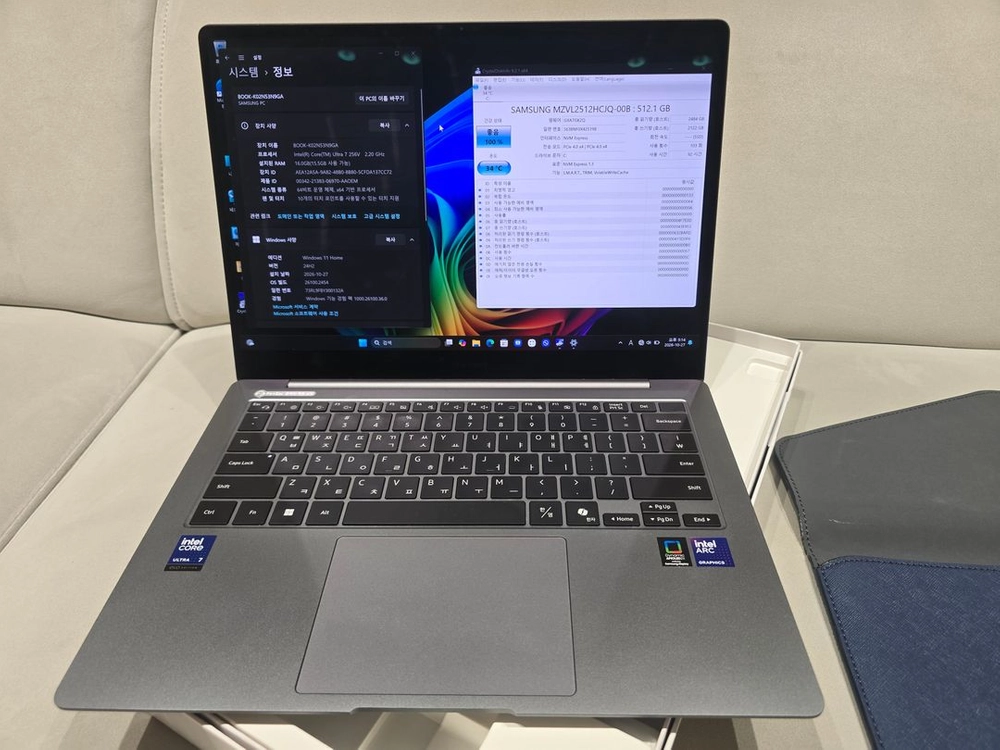 삼성 갤럭시북5 프로 14인치 - Ultra 7(S2), 512GB, 16GB 터치스크린 이미지
