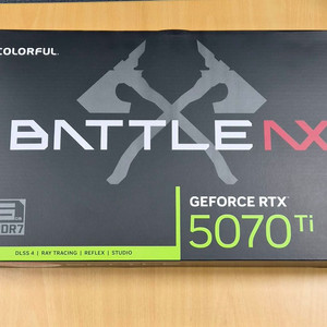 (미개봉)Colorful 지포스 RTX 5070 Ti BATTLE AX D7 16GB 이미지