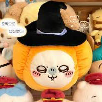 (새상품)일본에서 사온 먼작귀 모몽가 할로윈 카보차 대형인형 이미지
