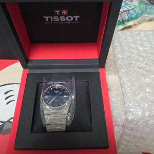 티쏘 PRX 40mm 쿼츠 스틸 블루 새제품 이미지