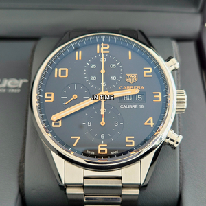 태그호이어 구형 까레라 크로노그래프 엘레강스 43mm CV2A1AB(오버홀 완료) 이미지