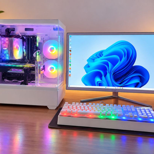 화이트 PC 고사양 컴퓨터 팝니다 게이밍 PC I9.배그.발로란트.옵치.스팀.메이플 이미지
