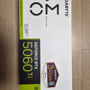 기가바이트 RTX 5060Ti aero 8g 이미지