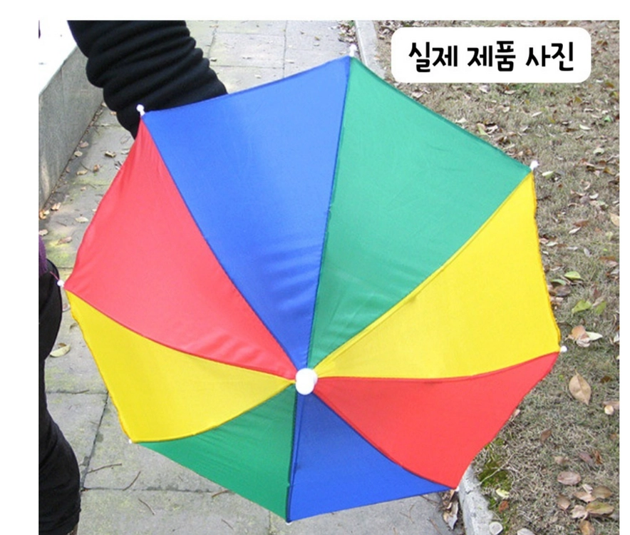 2+1 상남자의여행법 대만 가오슝 컬러모자우산세트 그늘막 양산 우산 이미지