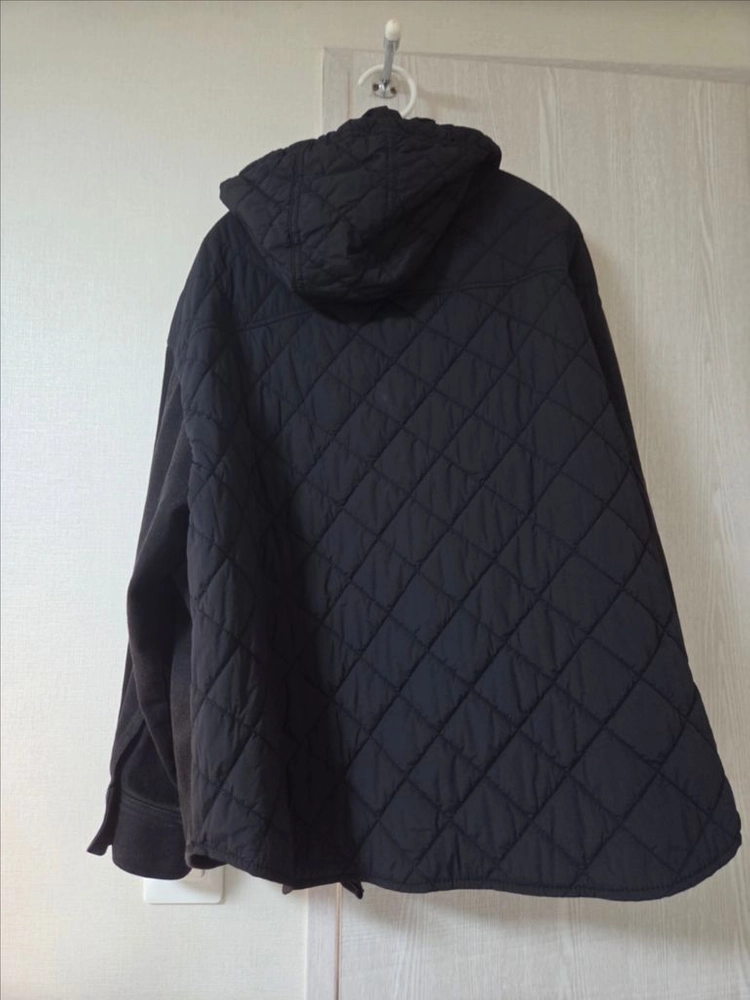 한섬 타임 21fw 데님 퀄팅 후디 자켓 프리 이미지