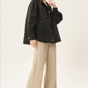 한섬 타임 21fw 데님 퀄팅 후디 자켓 프리 이미지