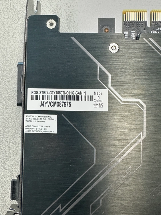 ASUS 아수스 그래픽카드 GTX 1080ti 11g 판매합니다. 이미지