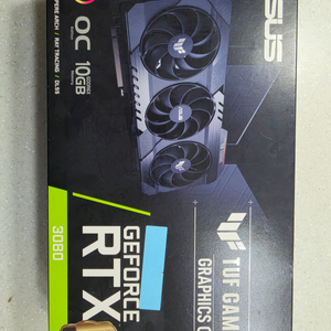 ASUS TUF Gaming RTX 3080 10GB 그래픽카드 이미지