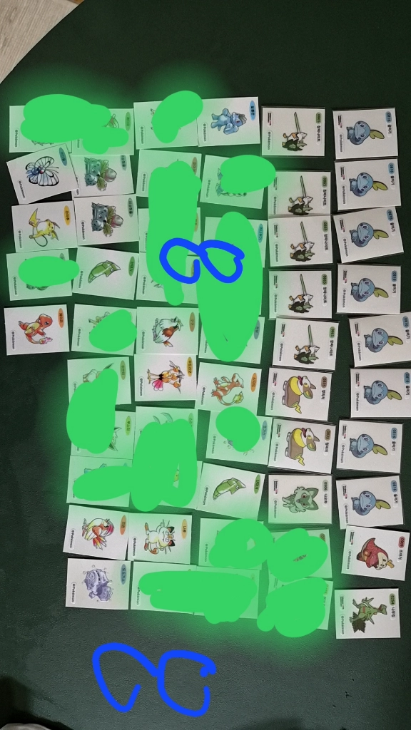 포켓몬 띠부씰(500여장) 이미지