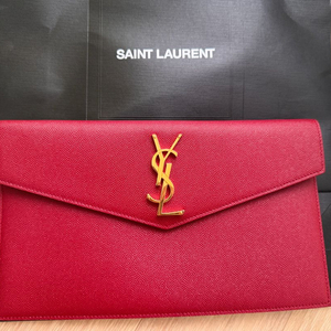 생로랑 미사용 클러치백 레드 (구매가 반값) YSL 이미지
