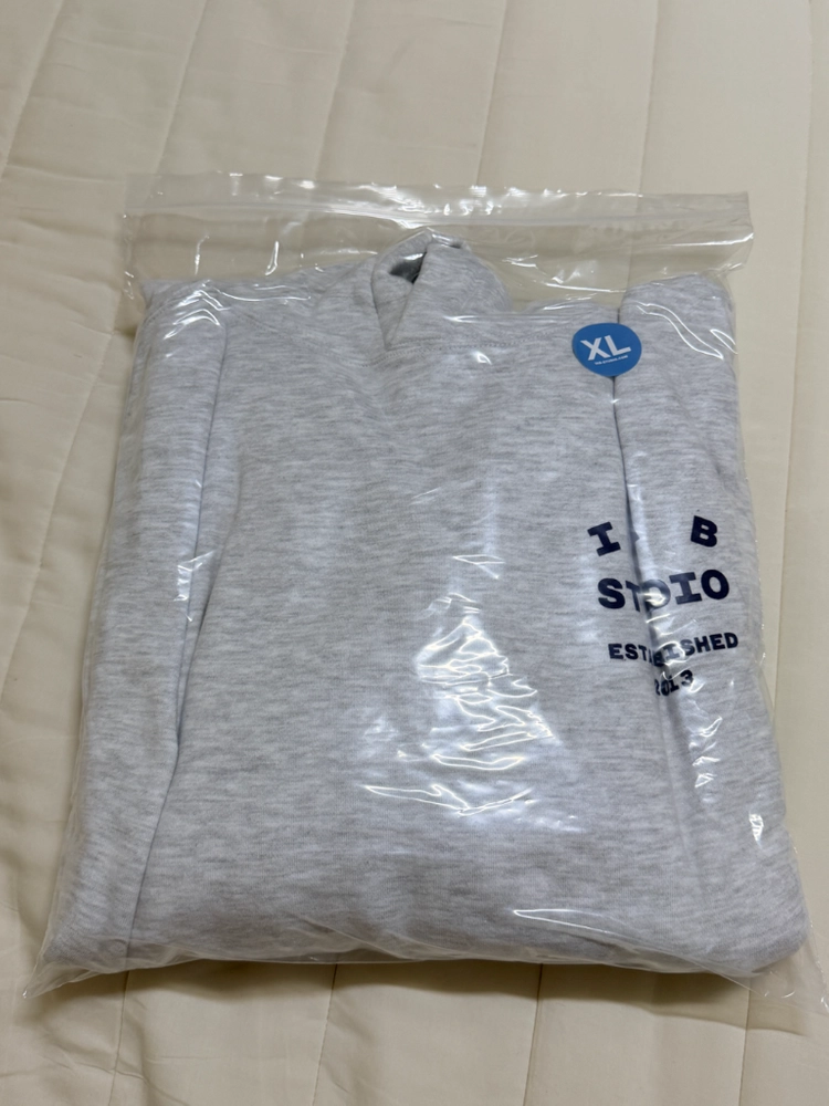 아이앱 후드티 라이트그레이 XL 이미지
