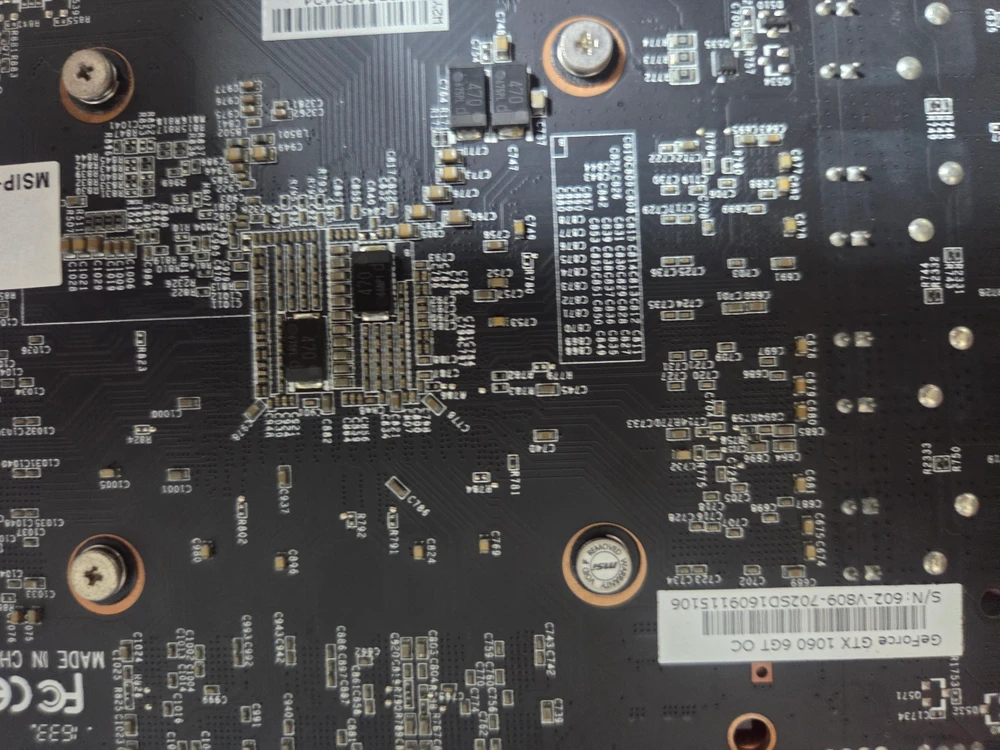 부산 gtx1060 6gb msi 그래픽카드 이미지