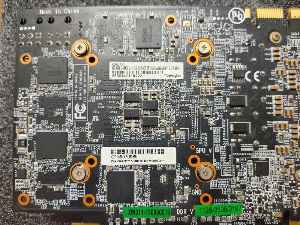 갤럭시 GTX970 GAMER OC 4G 그래픽카드 이미지