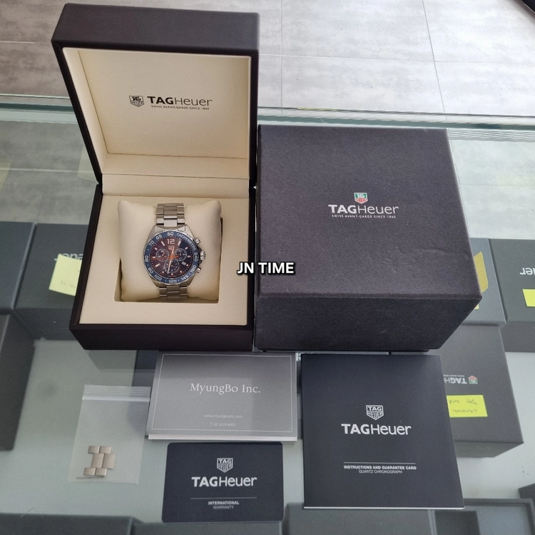 태그호이어 포뮬러1 크로노 청판 쿼츠 43mm CAZ1014(2018년식) 이미지
