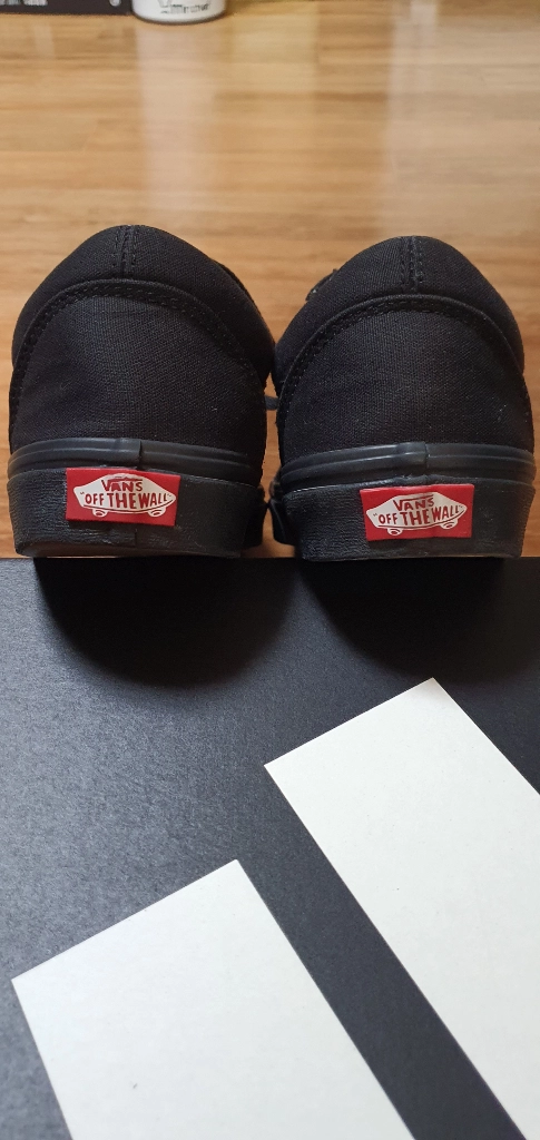 남 여 255) 반스 올드스쿨 운동화 (올검) 남여공용 / Vans 반스 단화, 남여 스니커즈 이미지
